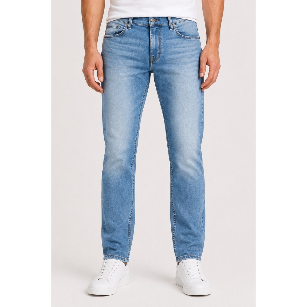 7 For All Mankind Slimmy Jeans Men's 30x30 Slim Straight Stretch Light Wash